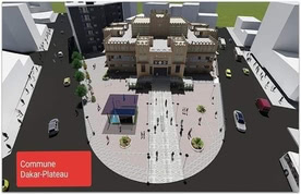 Rendering of Marché Sandaga Rehabilitation Project-